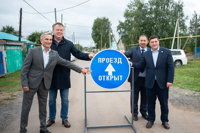В селе Болгар появилась новая асфальтированная дорога