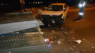 В Рыбновском районе на трассе М5 «Урал» таксист врезался в автовоз