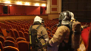 В театре драмы потушили условный пожар