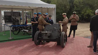 В небольшом рязанском селе прошел масштабный военный праздник