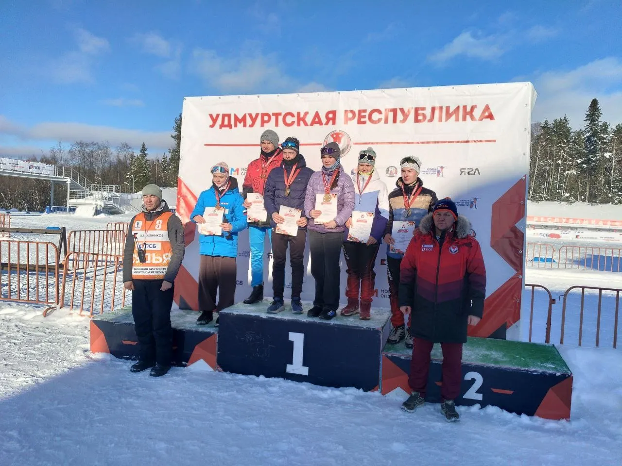 Юные глазовские биатлонисты завоевали золото и серебро на первенстве Удмуртии