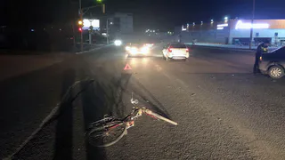 В понедельник на улице Зубковой сбили велосипедиста