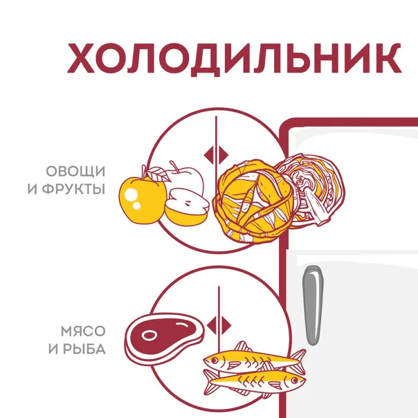 Правильное хранение продуктов
