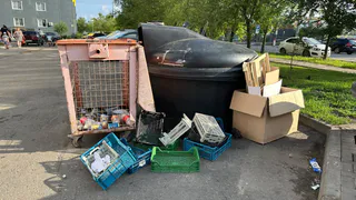 «Всё по новой»: рязанка пожаловалась губернатору на мусор после вывоза отходов на улице Полетаева