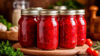 Закатываю ленивый борщ на зиму: все банки доели без остатка — получается вкусный и наваристый