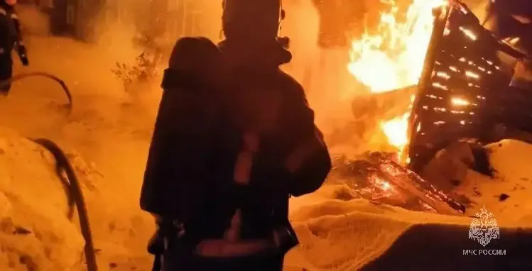 В Буинском районе на пожаре погиб 62‑летний мужчина