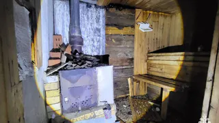В Коми неисправная печь стала причиной сильного пожара в бане