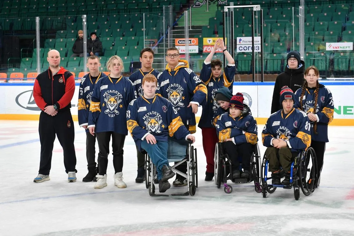 Магнитогорский клуб «Металлург-следж» занял пятое место на чемпионате России по следж-хоккею