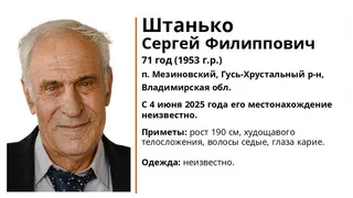 В регионе разыскивают пропавшего 71-летнего жителя посёлка Мезиновский