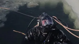 В Пензе на Сурском водохранилище спасатели провели тренировки подо льдом