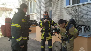 В Гусь-Хрустальном доме прошли учения по пожарной тактике