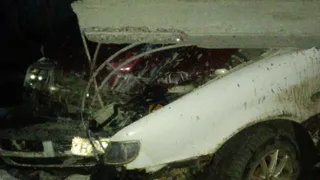 В Кадоме пьяный водитель на иномарке влетел в столб