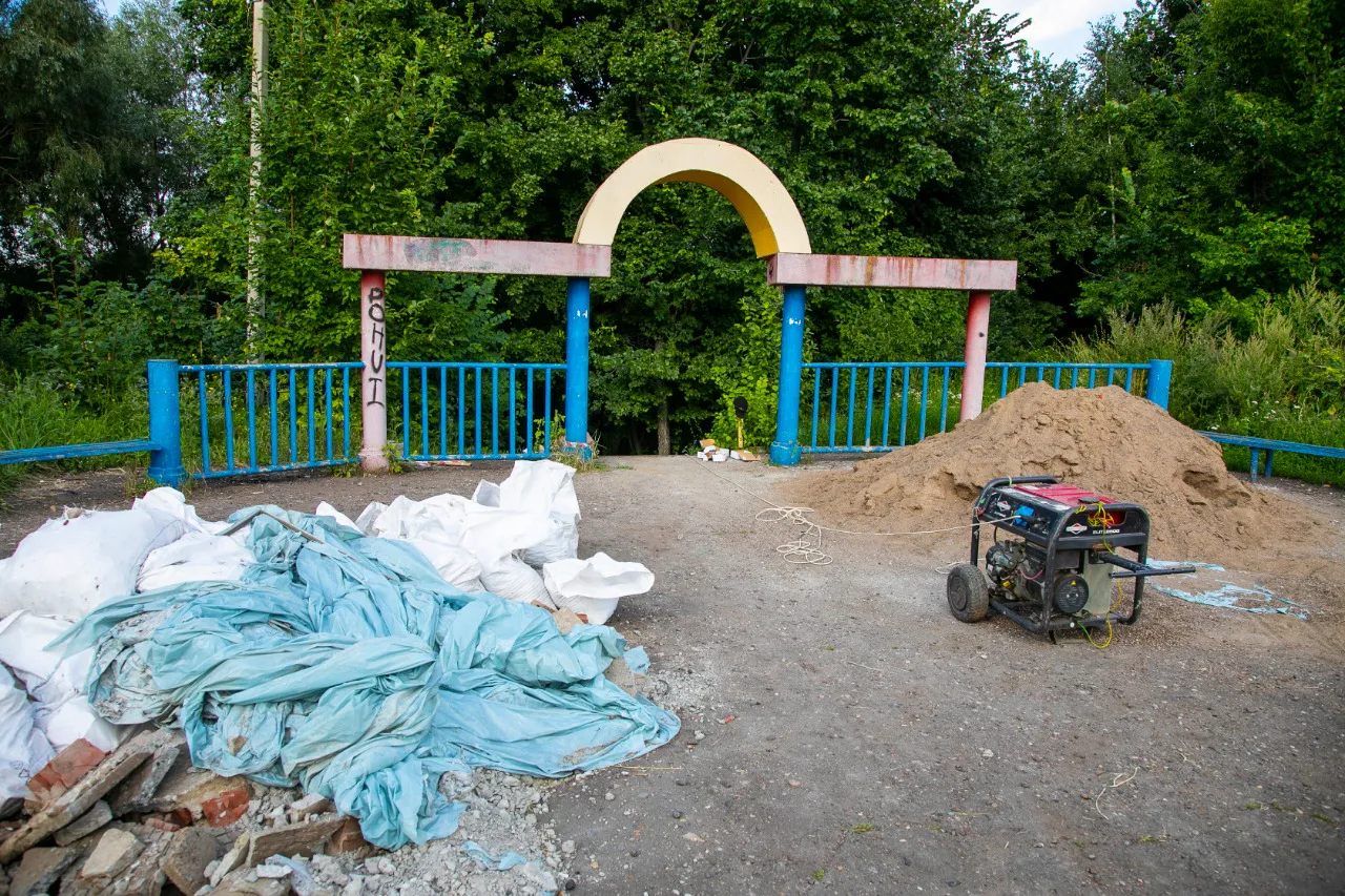 В Нижнекамске полным ходом идет реконструкция родников