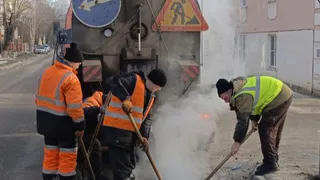 Во Владимире возобновили ремонт дорог литым асфальтом