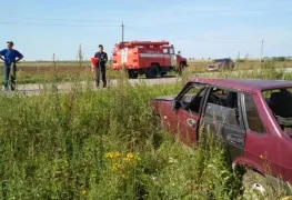 В Касимовском районе автомобиль съехал в кювет – есть пострадавший