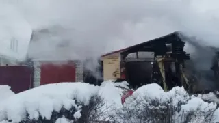 При пожаре в частном доме в Муроме пострадал человек