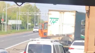 Под Рязанью произошло ДТП с участием большегруза