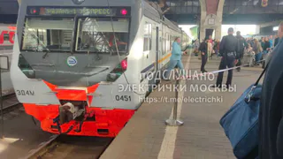 Экспресс в Рязань из Москвы отменился из-за обрыва контактного провода
