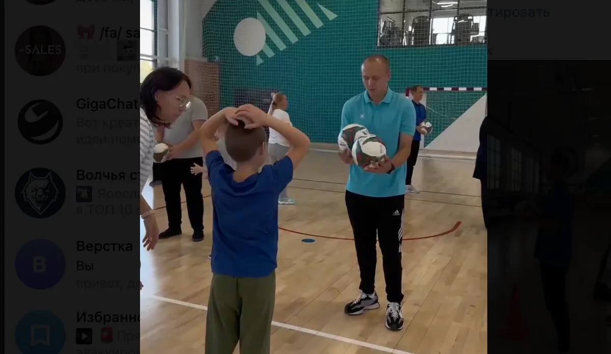 Михаил Сергачев открыл в Нижнекамске секцию по адаптивному футболу