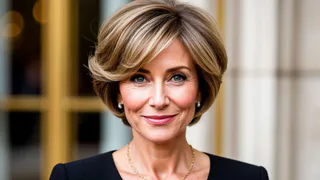 Эти царские стрижки идеально держатся без укладки даже на тонких и сухих волосах - подобрали лучшие варианты для женщин 50+