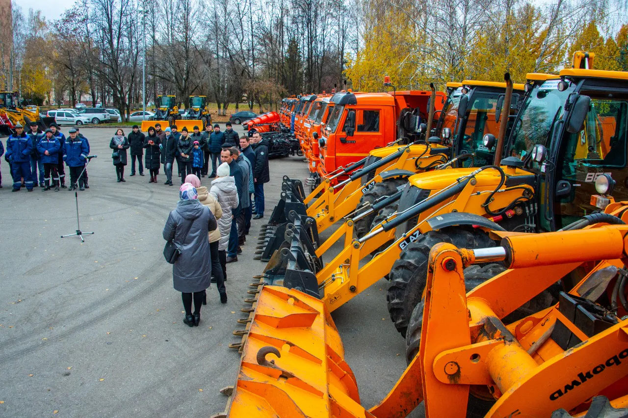 В Нижнекамске прошел традиционный смотр спецтехники