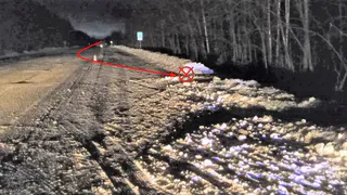 В Коми Chevrolet вылетел с трассы Корткеросского района: два человека травмированы