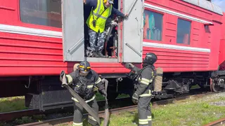 В Коми прошли масштабные учения МЧС на железной дороге