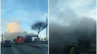 Утро началось не с кофе: в Магнитогорске сгорело кафе "Афганский плов"