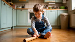 Отсталый сын постоянно стучал деревяшками по полу кухни: когда мальчик вырос все обомлели - вот зачем он это делал