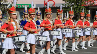 Рязань засняли с высоты птичьего полёта: первомайская демонстрация за 60 секунд