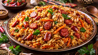 Не было мяса и добавила в плов эти колбаски — исчез со стола быстрее обычного