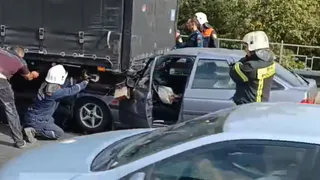 На выезде из Рязани в ДТП пострадал человек