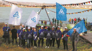 Очищена прибрежная зона Соболековского озера