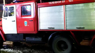 В Рязани произошел пожар в здании бывшего Училища связи