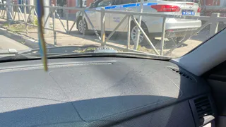 Патрульный автомобиль стоял на тротуаре: рязанцы недовольны