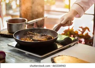 Меню для дачи: мясо на сковороде