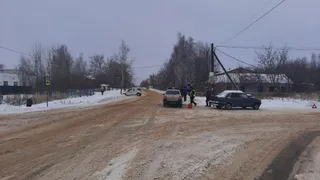 Не разъехались: в Чучкове водитель врезался в легковушку