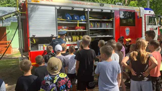 Специалисты МЧС и ГИБДД провели в лагере «Дружба» уроки безопасности