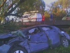 Под Рязанью перевернулся автомобиль, есть пострадавшие