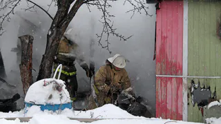 Ночью в Рязани сгорела дачная постройка
