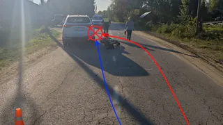 В Коми пьяный мотоциклист на "Восходе" устроил ДТП в селе