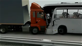 Смертельное ДТП с автобусом в Ряжском районе воссоздали на BeamNG.Drive