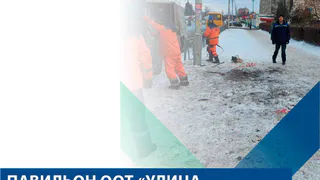 В Рязани после ДТП пришлось демонтировать остановку