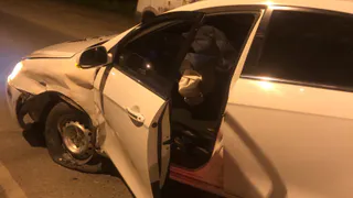 Под Рязанью водитель Infiniti выехал на встречку и врезался в Geely