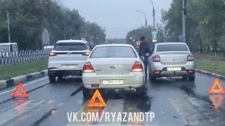 9 октября на улице Черновицкой в Рязани произошло массовое ДТП на пешеходном переходе