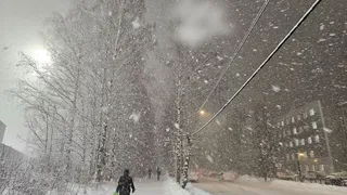Снег и южный ветер: погода в Усинске 21 декабря