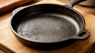 За минуту весь 12-летний нагар снимется со сковороды без труда: это копеечное средство творит чудеса