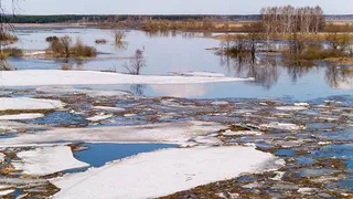 Освобождение ото льда: прогнозы паводка в Нижнекамске на двадцатые числа апреля