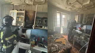 На пожаре во Владимирской области спасли женщину