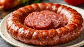 Не колбаса, а мечта гурмана — сочная и с жирком: идеально на бутерброды — и в магазин бежать не нужно